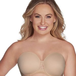 VANITY FAIR 38D #strapless #beige